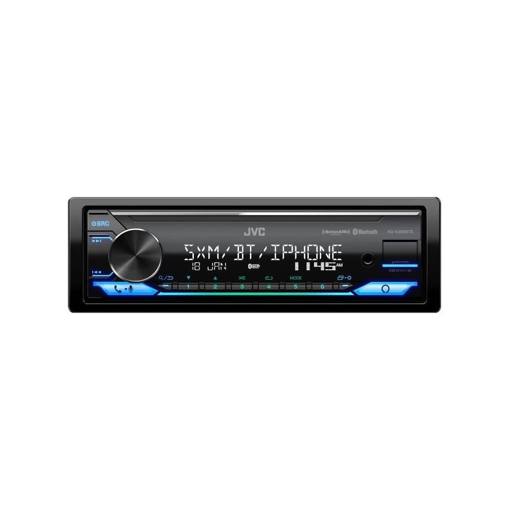 JVC KD-X380BTS Digital Media Receiver Single-DIN Built-in Amazon Alexa Bluetooth