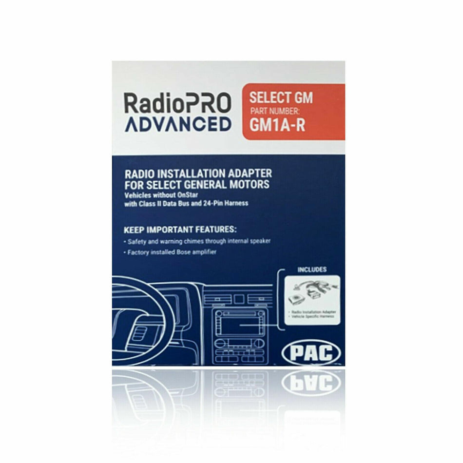 PAC GM1A-RST RadioPRO Advanced Interface Easier Adjustment Chimes Fits For GM