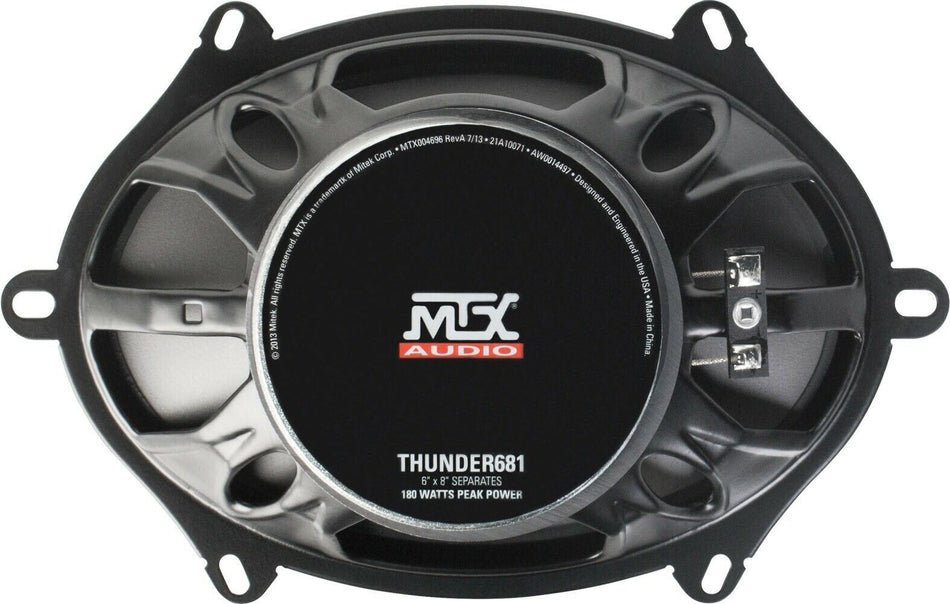 MTX THUNDER681 THUNDER Separates 6''x 8'' 2-WAY 90W 4Î©