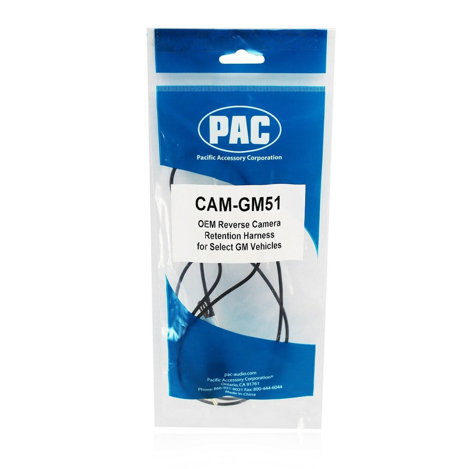 PAC CAM-GM51 Reverse Camera Harness Compatible with GM Vehicles 2014-2018