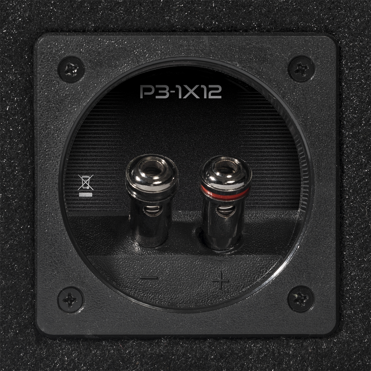 Rockford Fosgate P3-1X12 Punch Single Vented Pre Loaded Subwoofer Enclosure