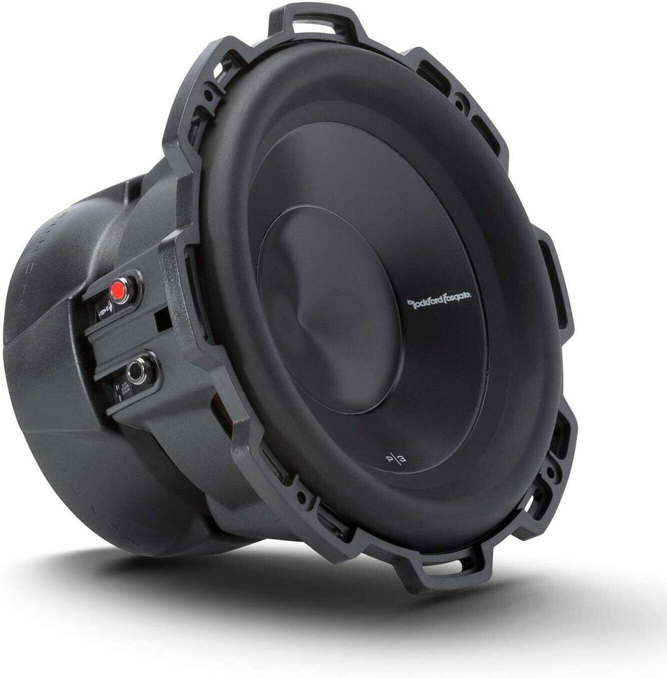 Rockford Fosgate P3D2-10 Punch 10 Inch 2 Ohm Dual Voice Coil Subwoofer Bass Speaker