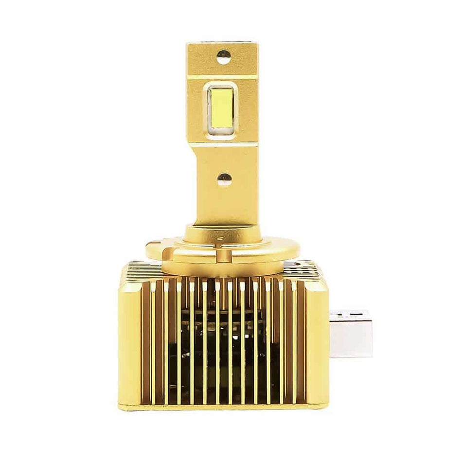 Lucas Lighting H2L-D1S Headlight Bulbs HID to LED 12K Lumens Output Per Pair Complete Replacement Kit