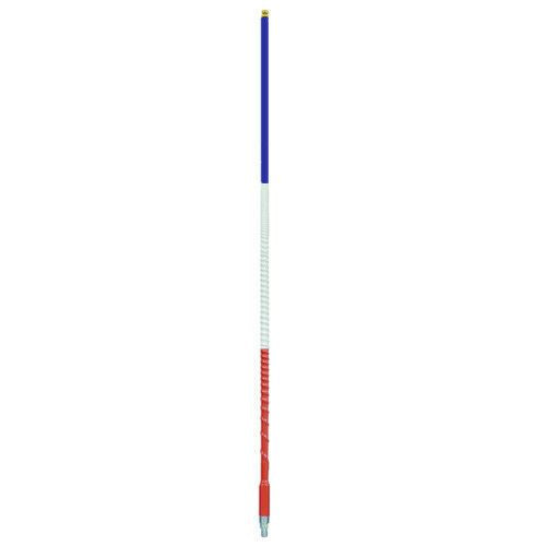 FireStik FS4-USA 4' CB Radio Antenna Red White Blue Striped