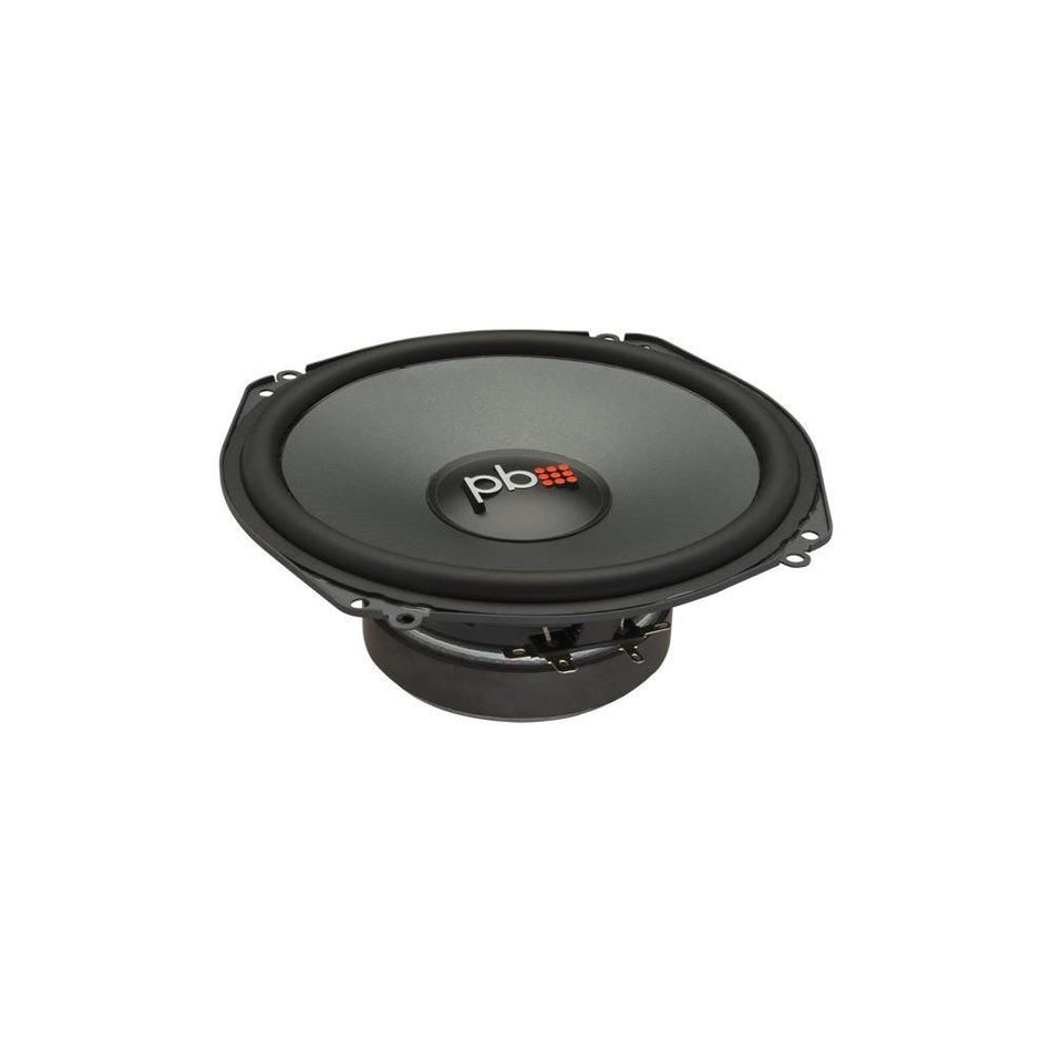 PowerBass OE-700 7 Inch OEM Replacement Midrange 2 Ohm Shallow Speakers Pair