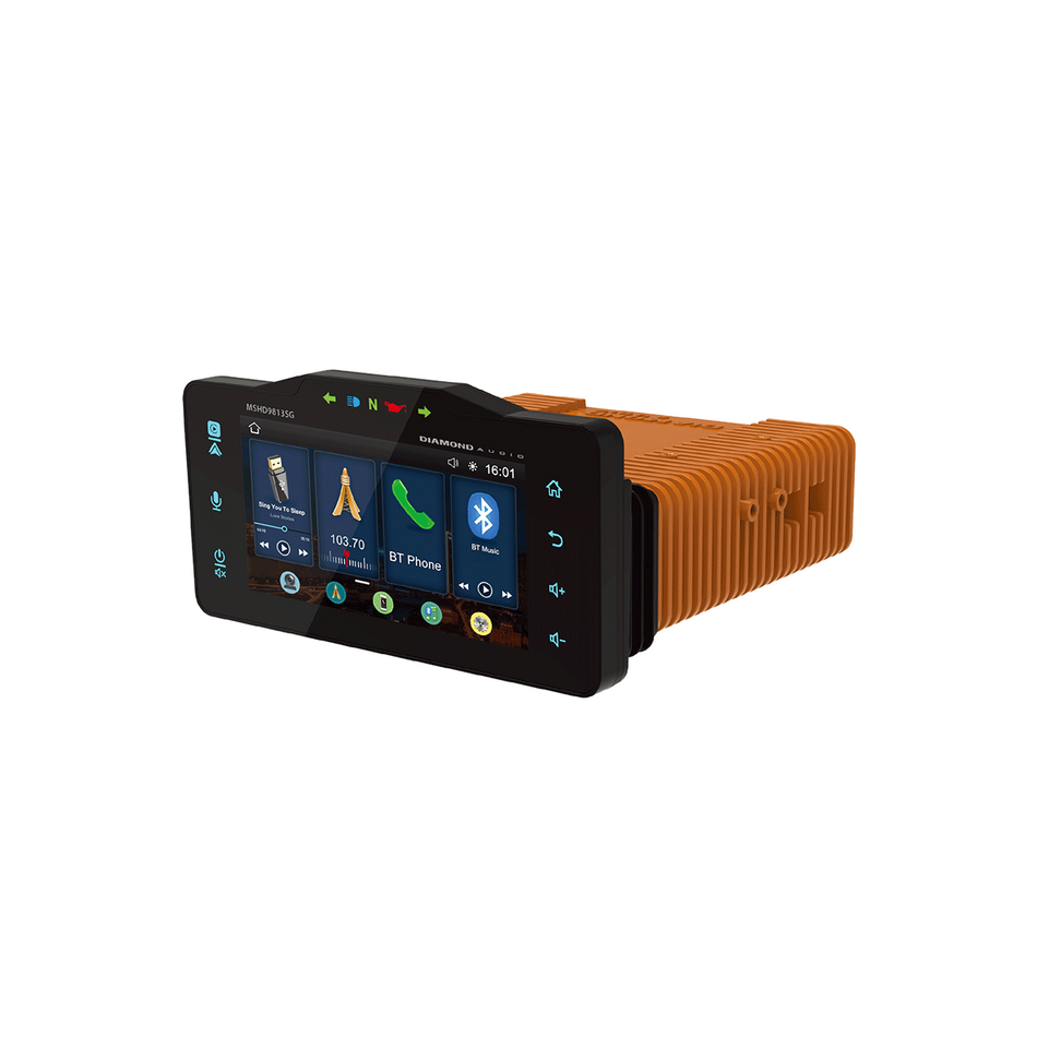 Diamond Audio MSHD9813SG Multimedia Receiver 7 Inch for Harley Davidson Street