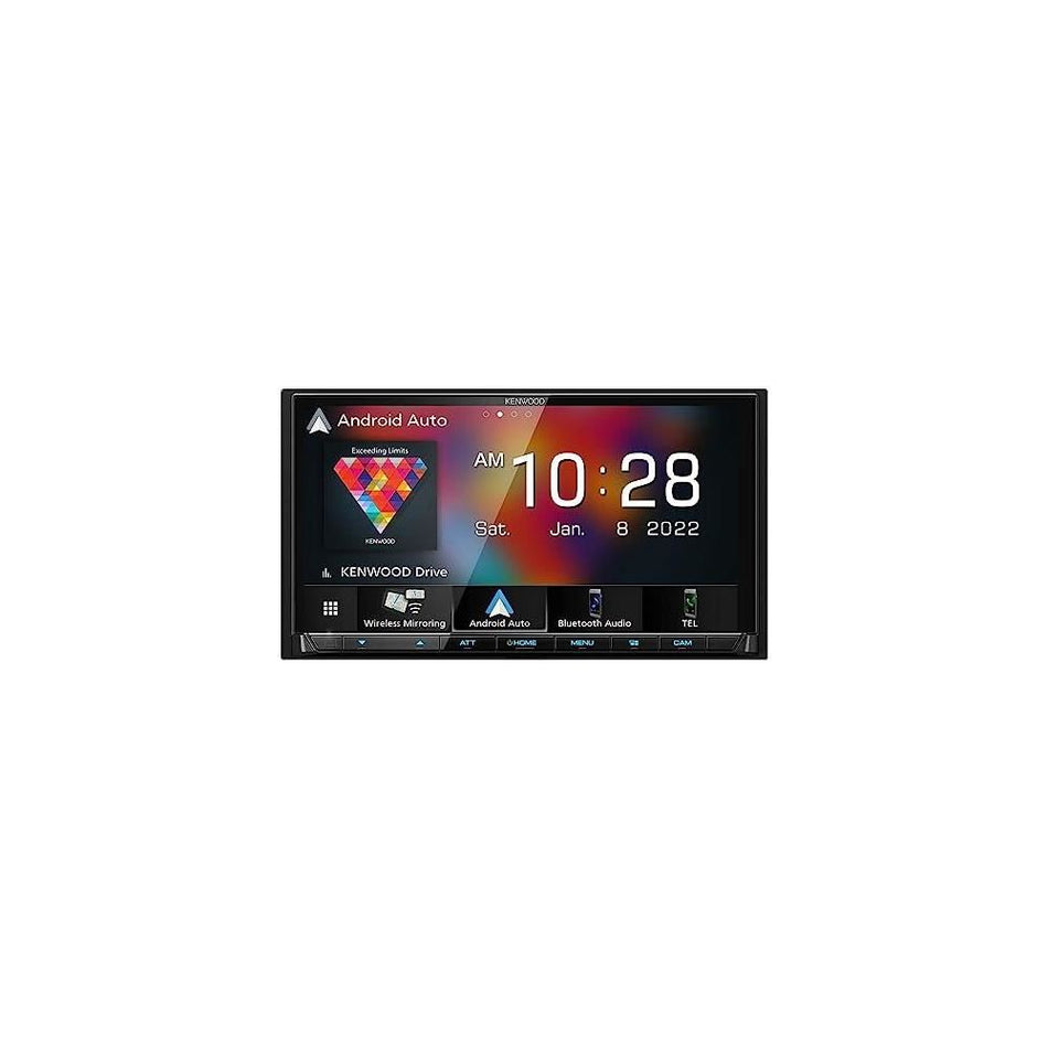 Kenwood DMX9708S Digital Receiver (NO CDs) Apple CarPlay & Android Auto SiriusXM