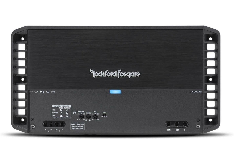 Rockford Fosgate P1000X2 Punch 1000 Watt 2 Channel Amplifier Marine Audio