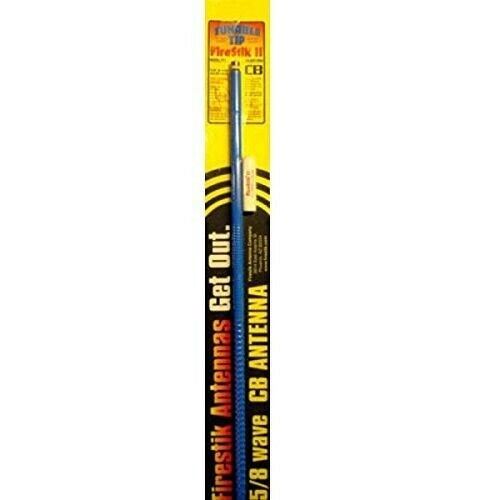 FireStik FS2-BB 2 Feet Heavy Duty Antenna 5/8 Inch Wave Blue Bare Hands Tunable Tip New