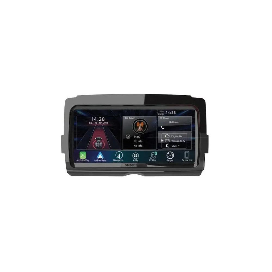 Precision Power V2 Head Unit 8.3" LCD Display Built-in Class D Amplifier Fits Harley Davidson Reserve 2014+
