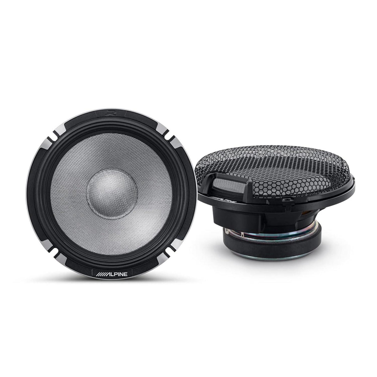 Alpine R2-S653 R-Series 6.5" Component 3-Way Speakers Hi-Res Audio 300W Peak