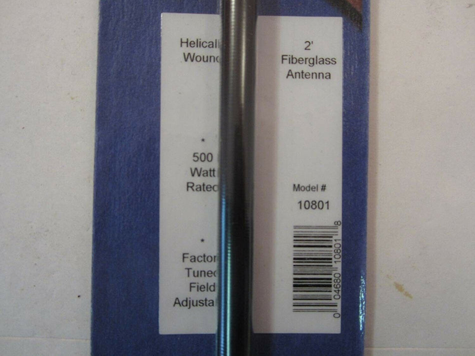 Aries 10801 2`Black Fiberglass 500W Antenna