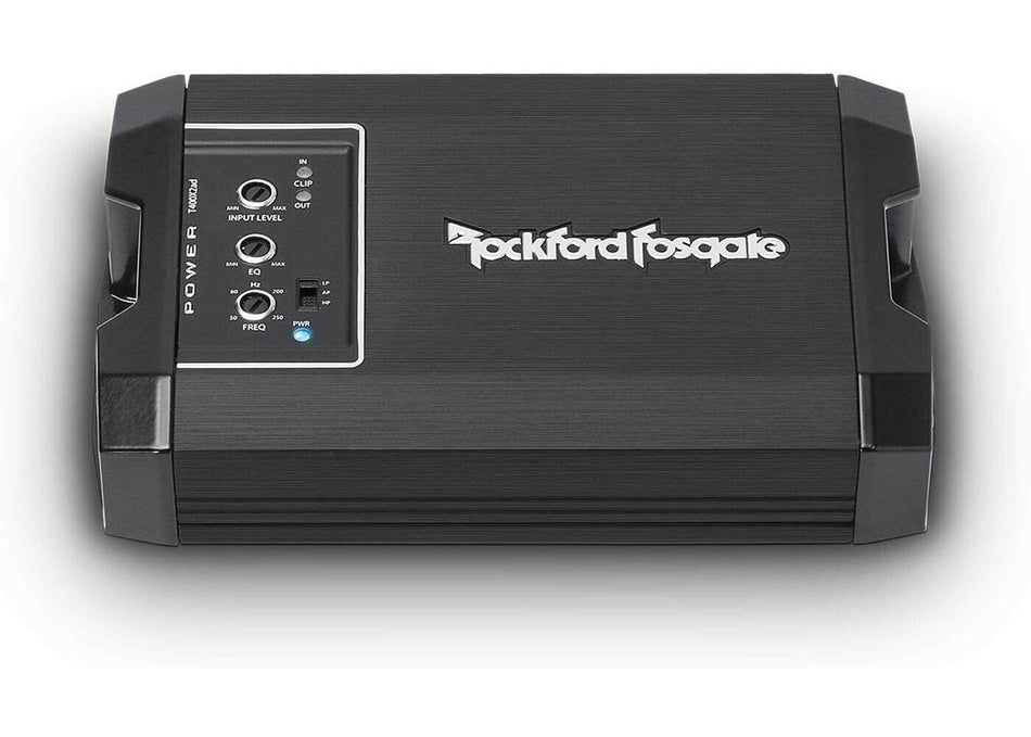 Rockford Fosgate T400X2AD 400W 2 Channel Amplifier for Cars Motorcycles and UTVs
