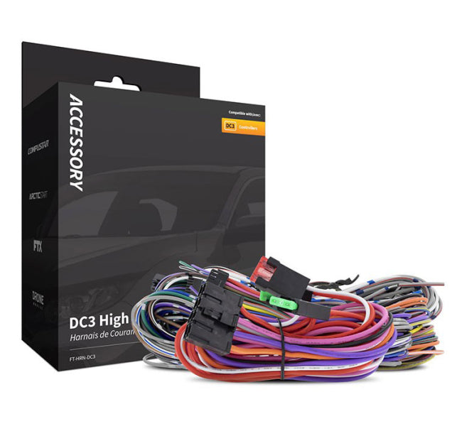 Firstech FT-HRN-DC3 high and low-current DC3 wiring harness kit with packaging