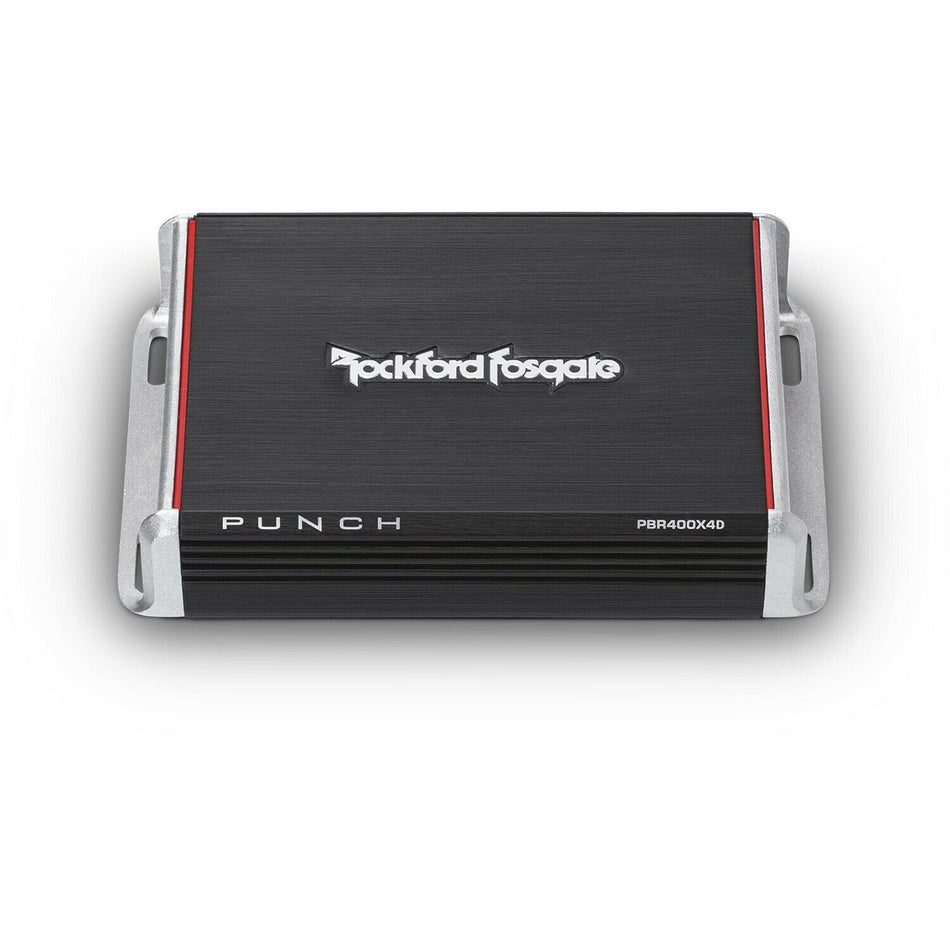 Rockford Fosgate PBR400X4D Punch Compact 4 Channel Motorcycle UTV Amplifier