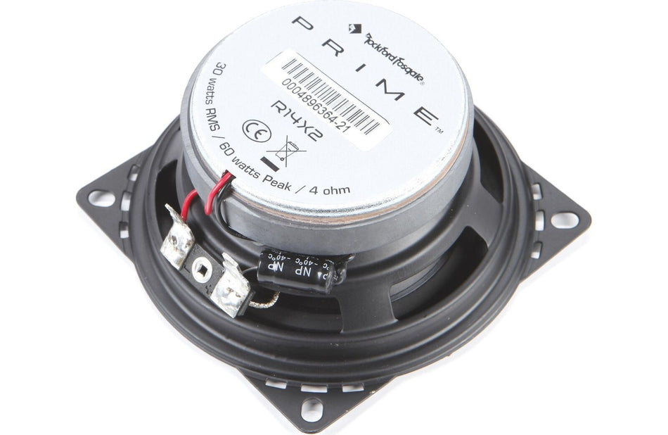 Rockford Fosgate R14X2 Prime 4 Inch 2 Way Full Range Coaxial Speaker