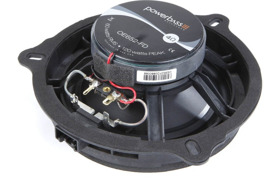 PowerBass OE652-FD 6.5 Inch OEM Replacement Coaxial Speaker Compatible with Ford Lincoln