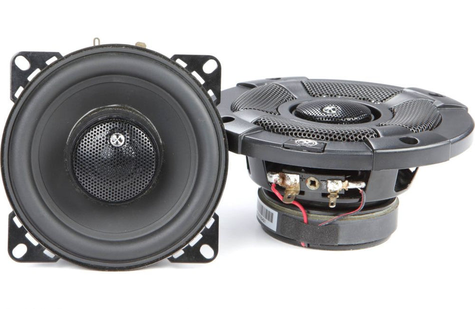 PowerBass XL-42SS 4.5 Inch Marine Speakers Powersports UTV Boat Black and White Pair