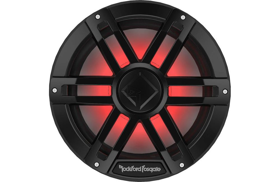 Rockford Fosgate M1D2-12B Color Optix 12 Inch DVC 2 Ohm Multicolor LED Marine Subwoofer