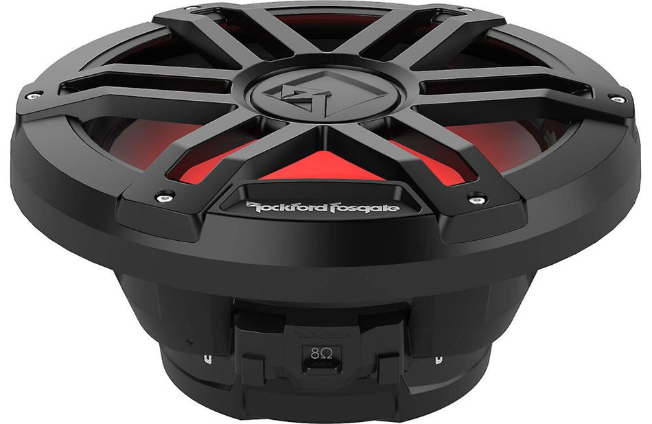 Rockford Fosgate M1D4-12B Color Optix 12 Inch DVC 4 Ohm Multicolor LED Marine Subwoofer