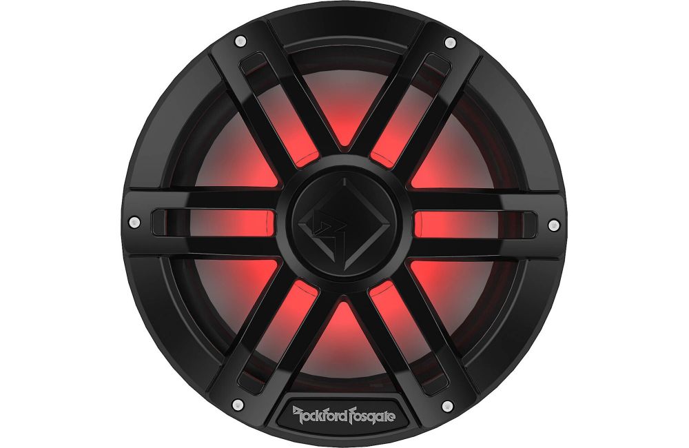 Rockford Fosgate M1D4-12B Color Optix 12 Inch DVC 4 Ohm Multicolor LED Marine Subwoofer