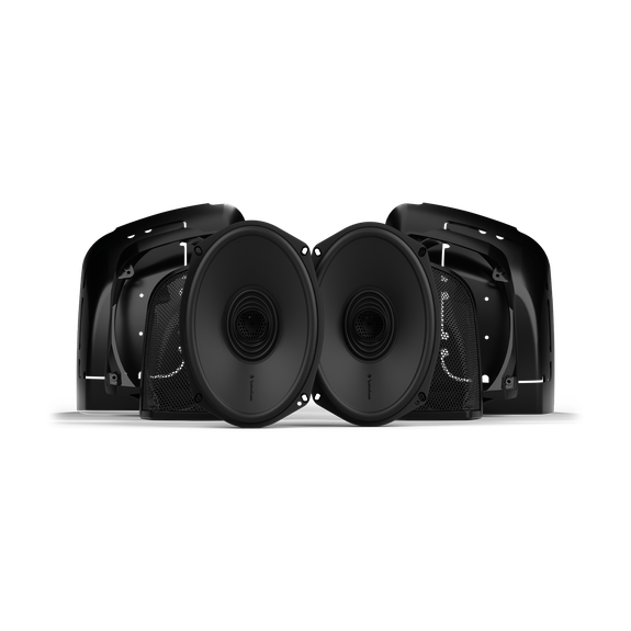 Rockford Fosgate HD14BL69 Gen-2 Harley-Davidson saddlebag speaker kit