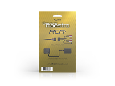iDatalink Maestro ACC-RCA1 rear view