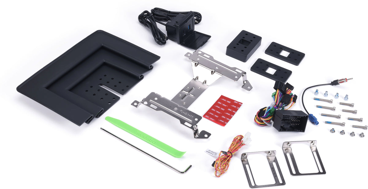 iDatalink Maestro APX-FL-JL1 Jeep Wrangler Gladiator floating radio installation kit components