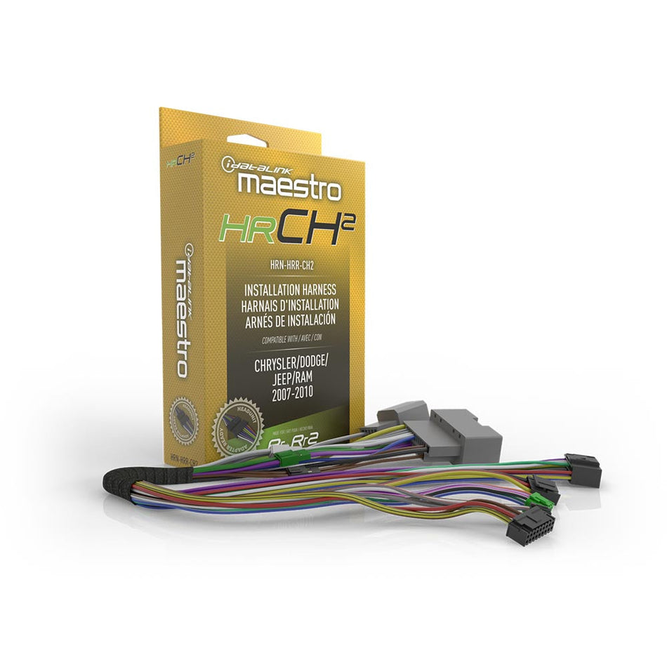 iDatalink Maestro HRN-HRR-CH2 Chrysler Dodge Jeep radio replacement T-harness