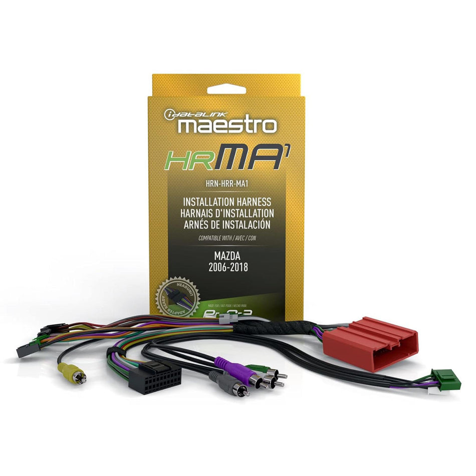 iDatalink Maestro HRN-HRR-MA1 Mazda radio replacement T-harness