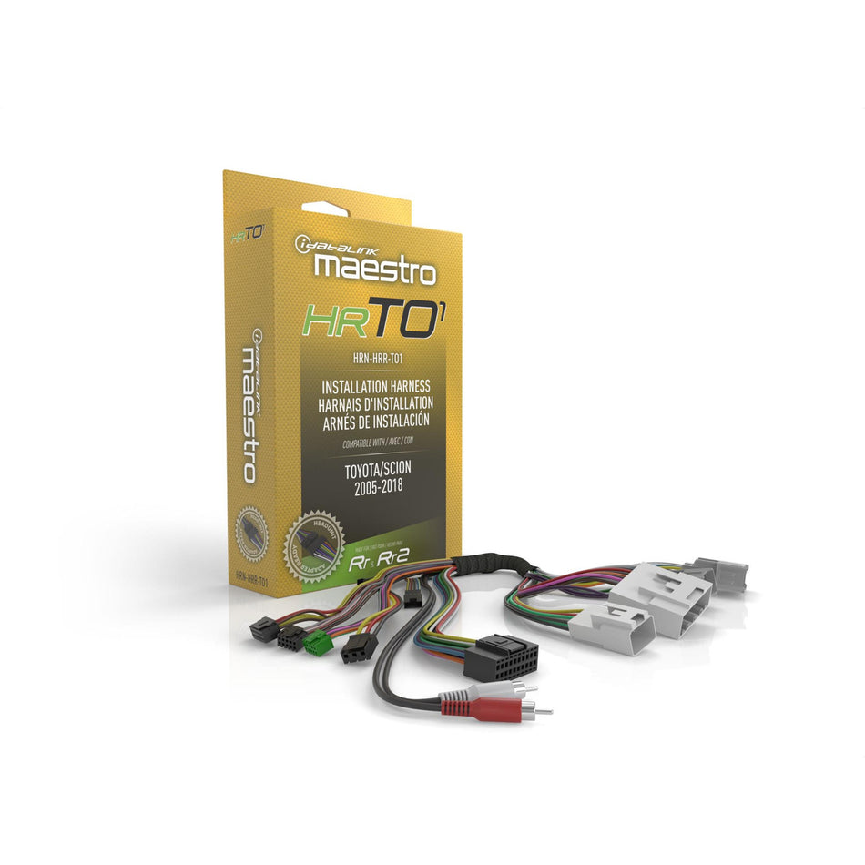 iDatalink Maestro HRN-HRR-TO1 Toyota and Scion radio replacement T-harness
