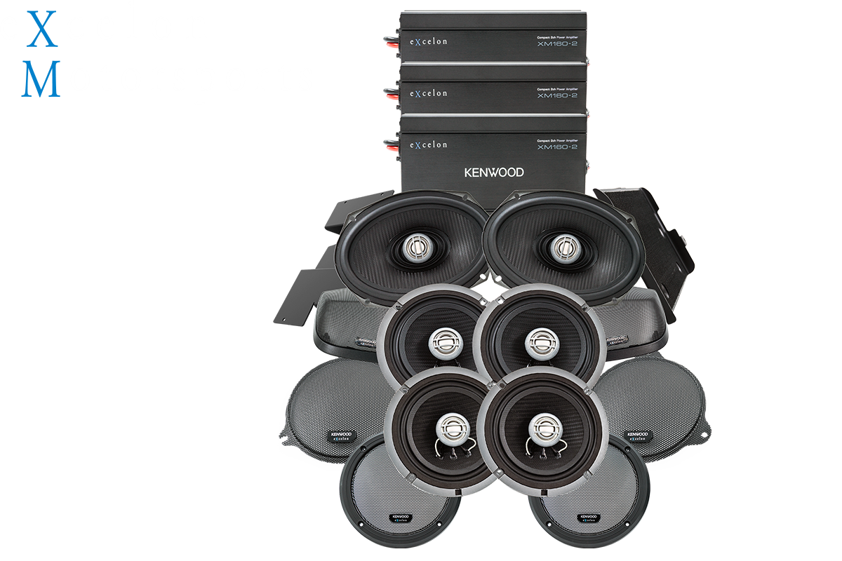 Kenwood P-HD5UT Audio Package for 2014-Up Harley-Davidson Ultra Limited