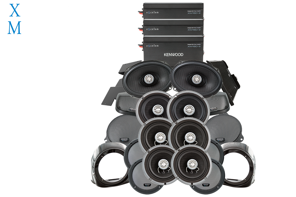 Kenwood P-HD5UTLC Audio Package for 2014-Up Harley-Davidson Ultra Limited