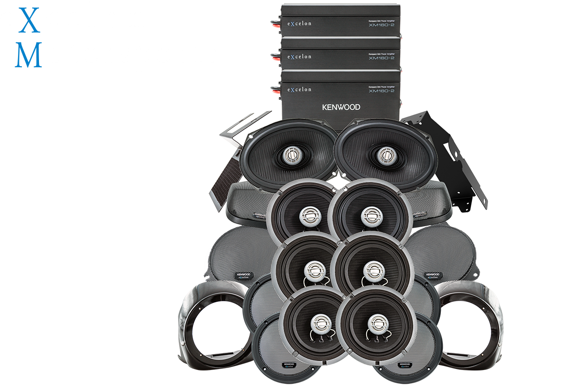 Kenwood P-HD5UTRGLC Audio Package for 2014-Up Harley-Davidson Road Glide Ultra