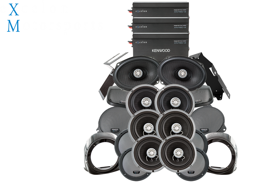Kenwood P-HD5UTRGLC Audio Package for 2014-Up Harley-Davidson Road Glide Ultra