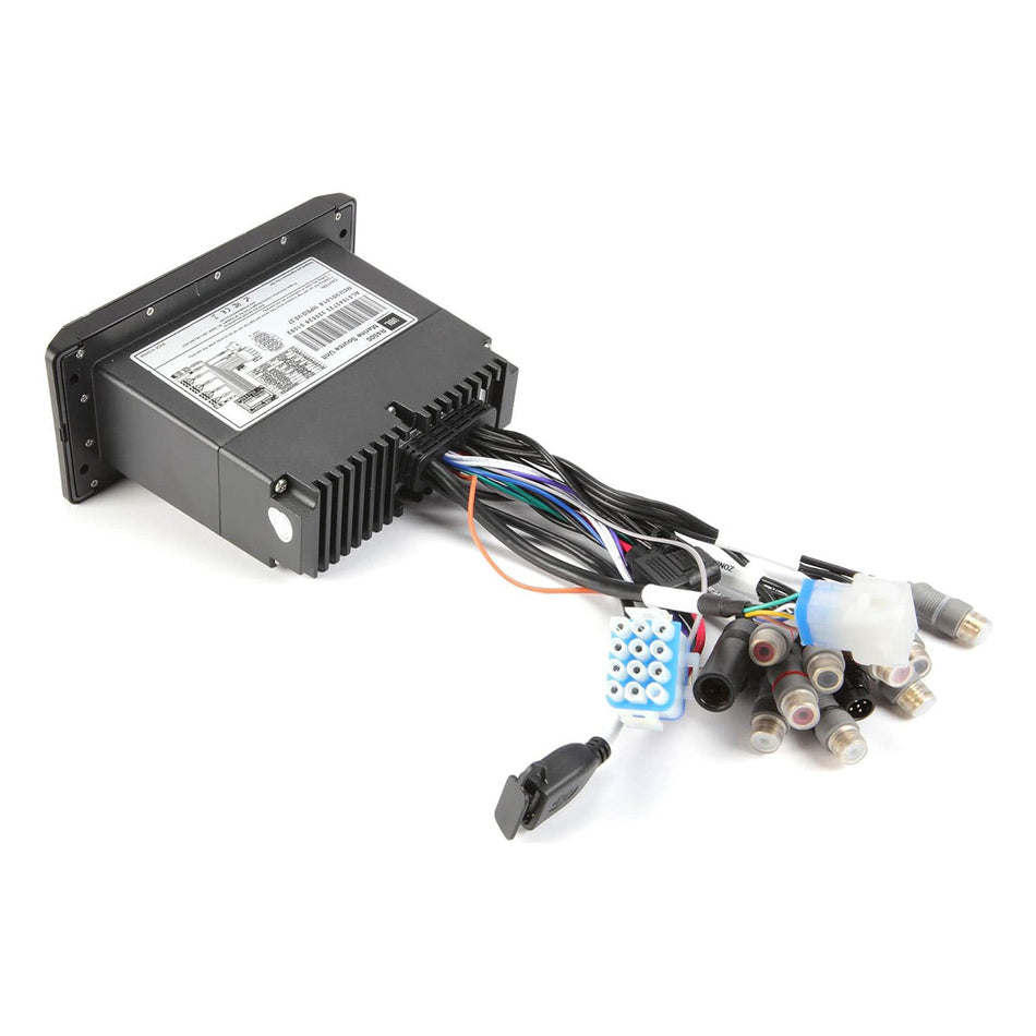 JBL R4500 marine receiver rear connections and wiring harness