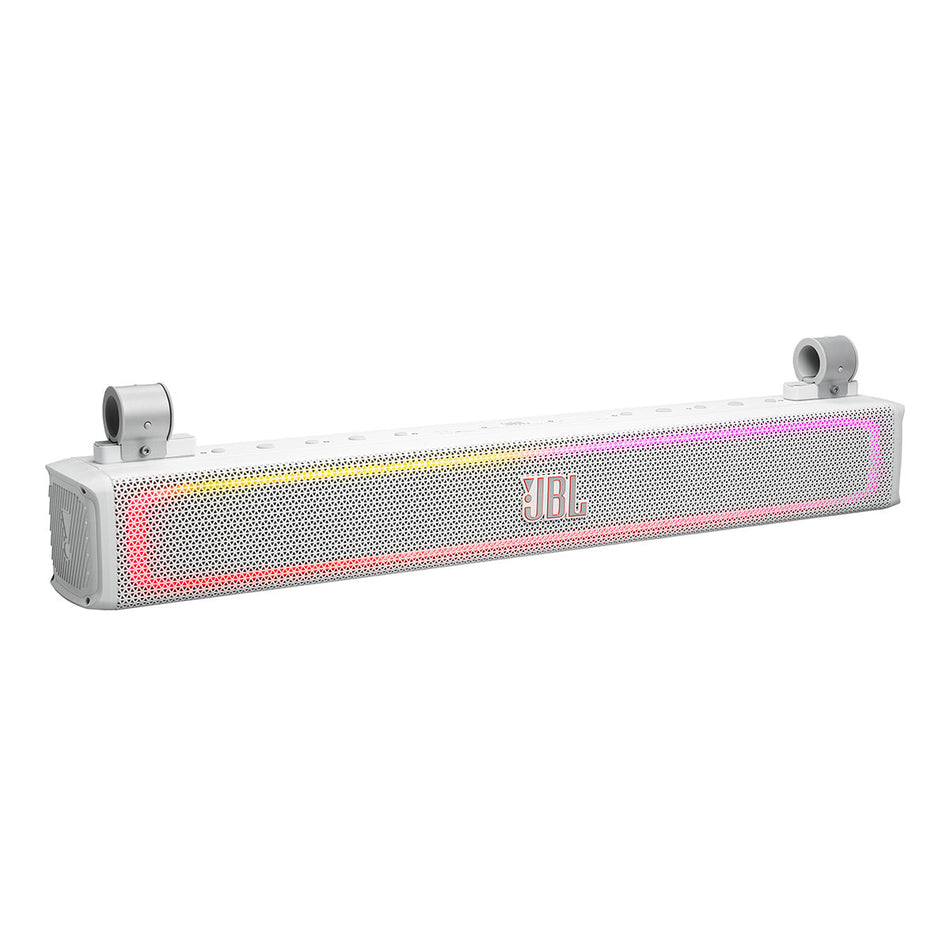 JBL RALLYBAR XL2 Ghost White soundbar front