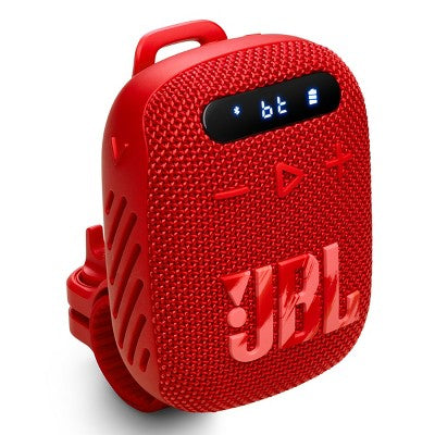 JBL Wind 3 red portable Bluetooth handlebar speaker
