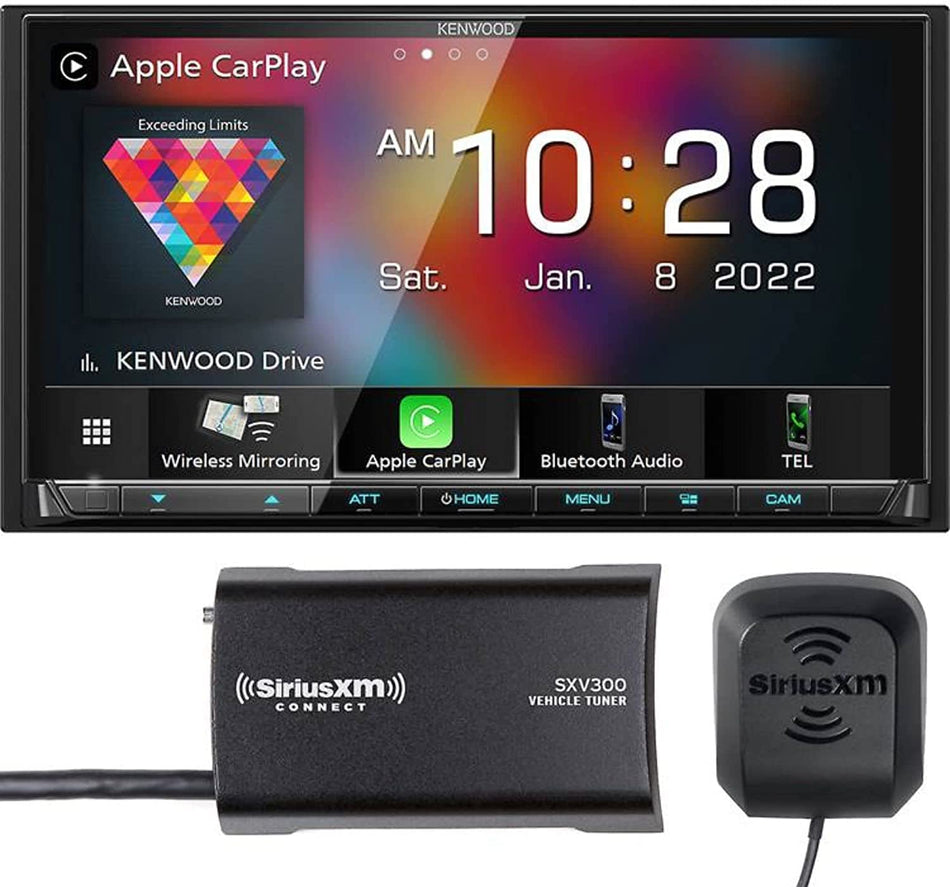 Kenwood DMX9708-SXM complete bundle