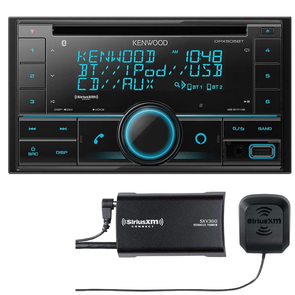 Kenwood DPX505-SXM complete bundle