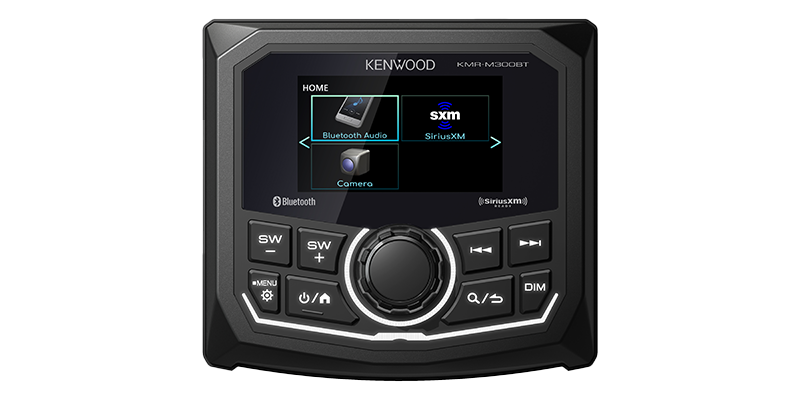 Kenwood KMR-M300BT manufacturer product view 2