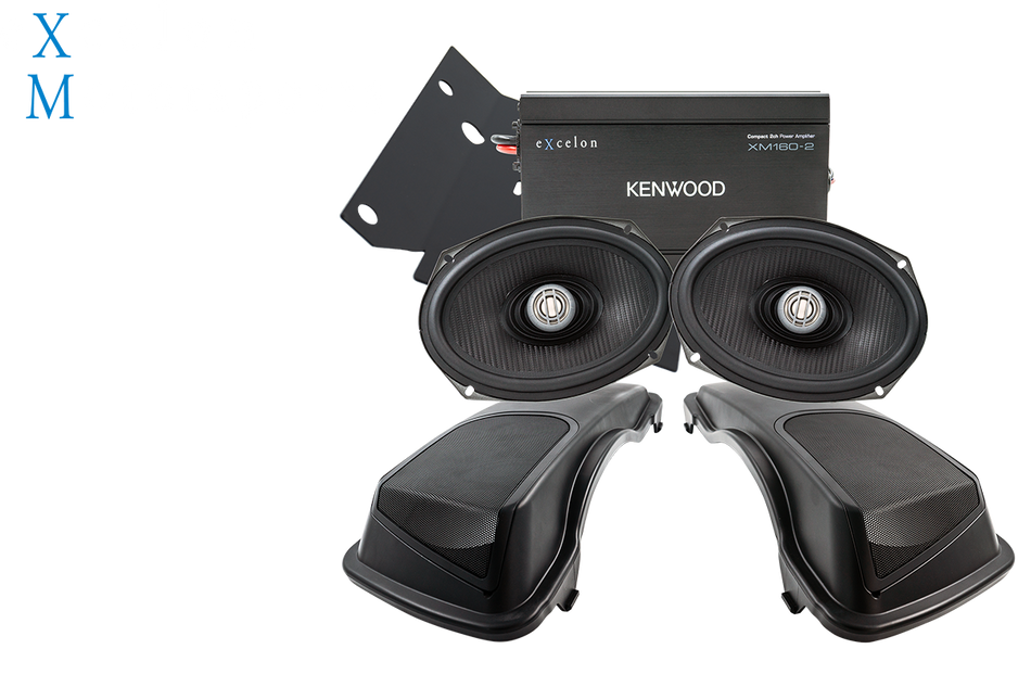Kenwood P-HD2RRG-98 1998-2013 Harley-Davidson Road Glide rear audio package