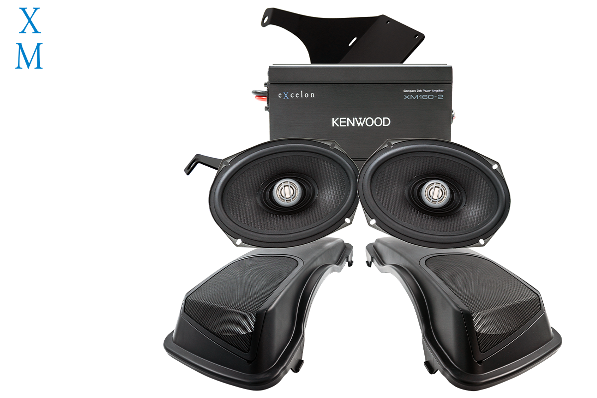 Kenwood P-HD2RSG-98 1998-2013 Harley-Davidson Street Glide rear audio package