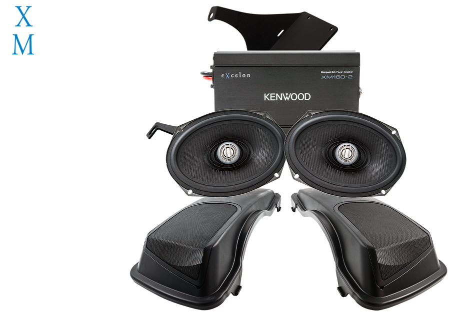 Kenwood P-HD2RSG-98 1998-2013 Harley-Davidson Street Glide rear audio package