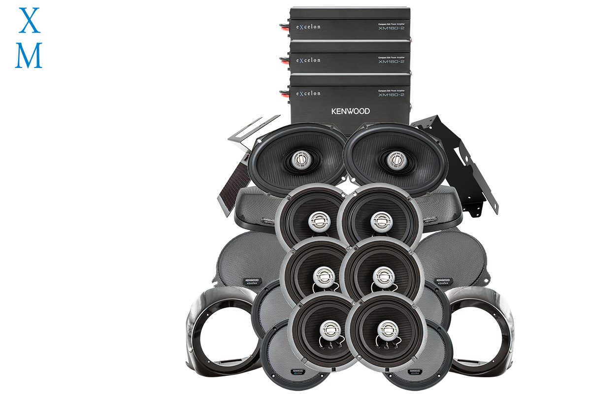 Kenwood P-HD5RGLC2 Harley-Davidson motorcycle audio package
