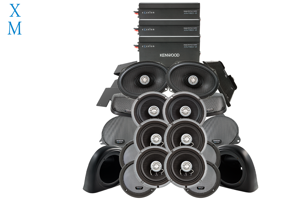 Kenwood P-HD5SGAC2 Harley-Davidson motorcycle audio package