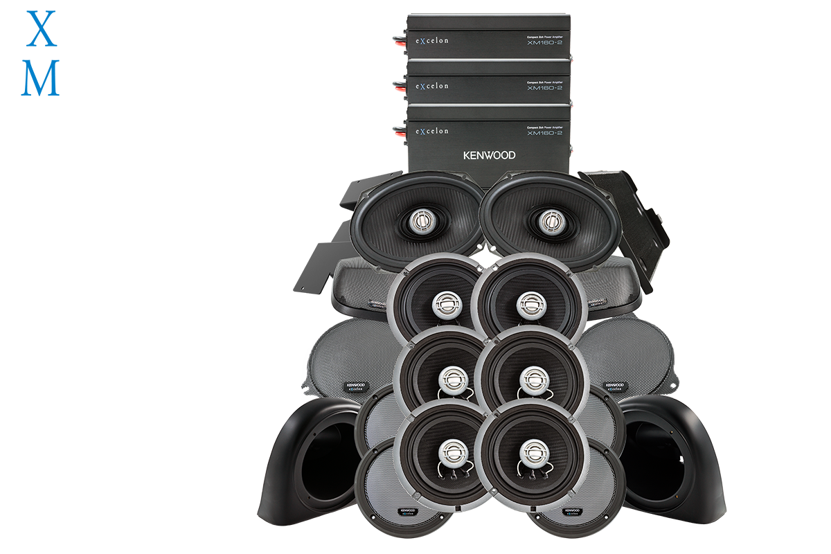 Kenwood P-HD5UTAC Harley-Davidson motorcycle audio package