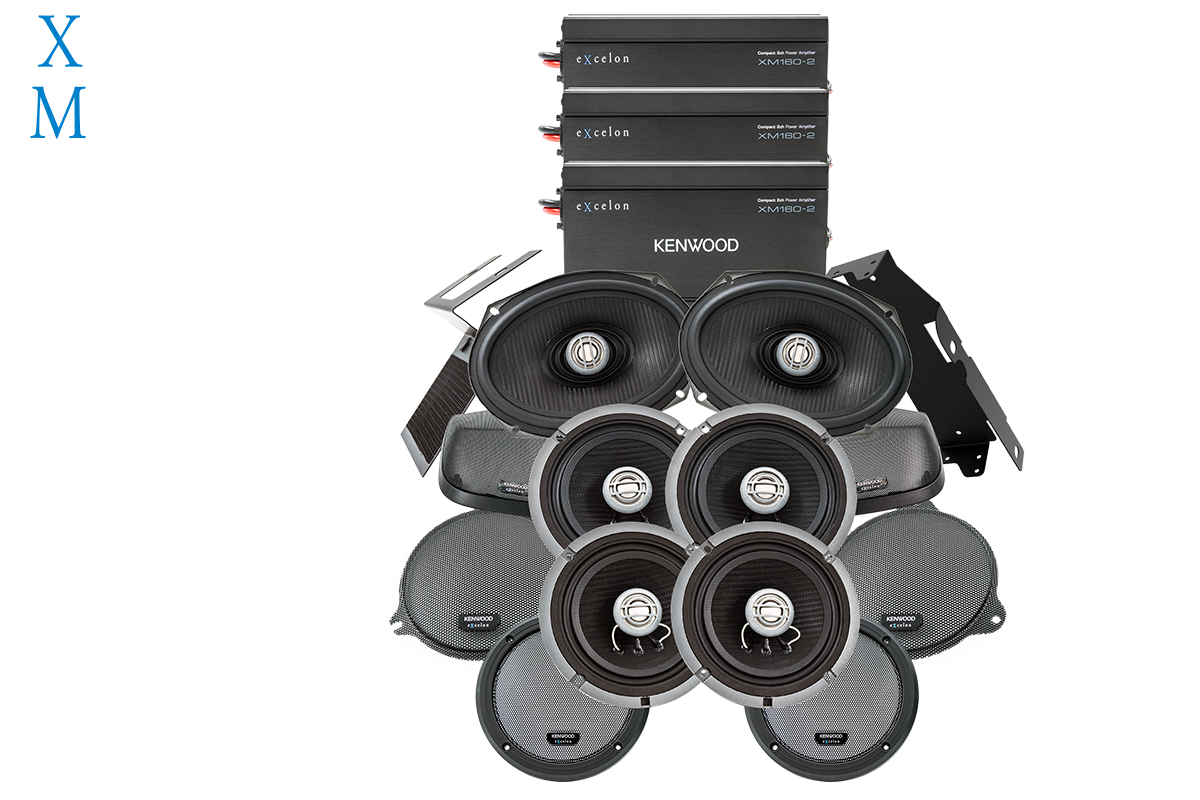 Kenwood P-HD5UTRG Harley-Davidson motorcycle audio package