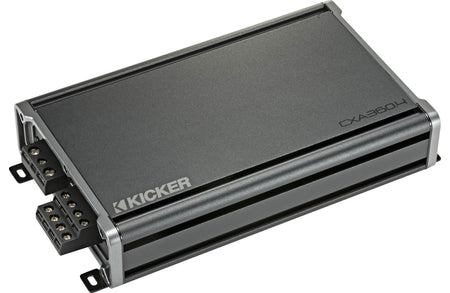 Kicker 46CXA3604T four-channel car amplifier view 1