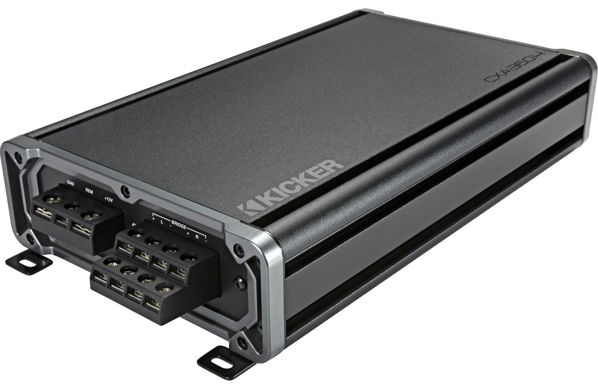 Kicker 46CXA3604T four-channel car amplifier view 4